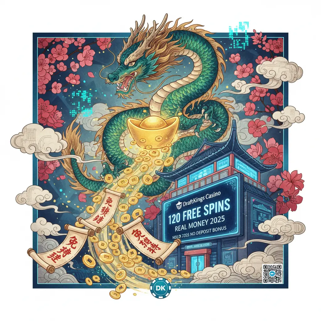 120 free spins for real money 2025 No Deposit Bonus - DraftKings