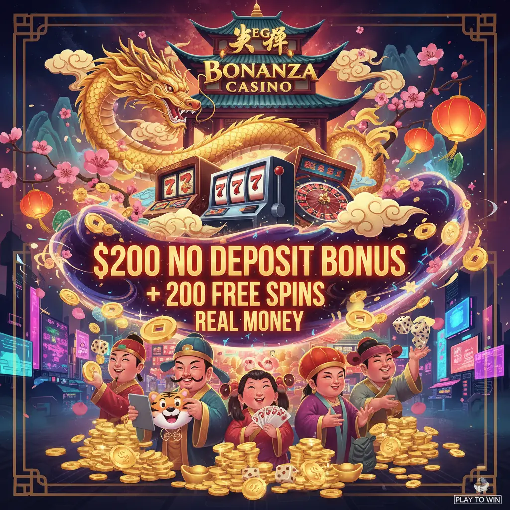 $200 no deposit bonus 200 free spins real money - Bonanza